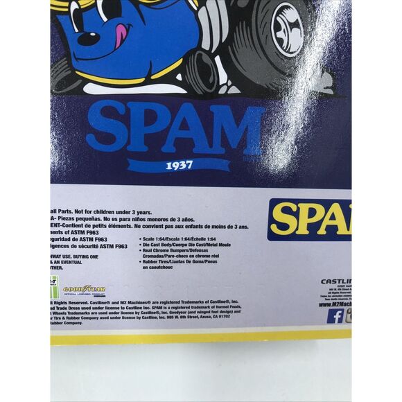 M2 Machines Auto Drivers 1: 64 Scale 1970 Ford Mustang Boss 429 Blue Spam Car - Picture 16 of 16